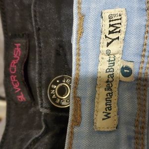 2 pair Size 0/1 Jeans